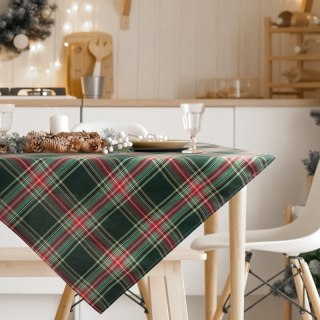 OBRUS ŚWIĄTECZNY AURORA 85 X 85 CM CZERWONY