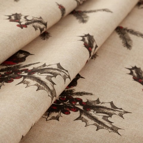 OBRUS ŚWIĄTECZNY MELODY 140 X 180 CM BEŻOWY