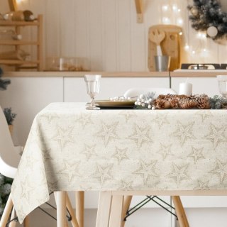 OBRUS ŚWIĄTECZNY WINTER 140 X 180 CM KREMOWY