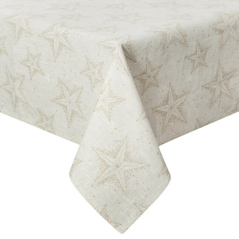 OBRUS ŚWIĄTECZNY WINTER 145 X 350 CM KREMOWY
