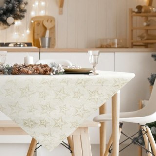 OBRUS ŚWIĄTECZNY WINTER 85 X 85 CM KREMOWY