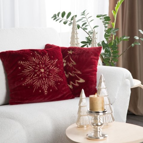 POSZEWKA ŚWIĄTECZNY 119 B 45 X 45 CM CIEMNOZIELONY