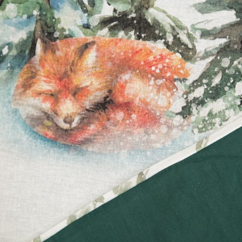 ŚWIĄTECZNY KOMPLET POŚCIELI DEER 220 X 200 CM BIAŁY