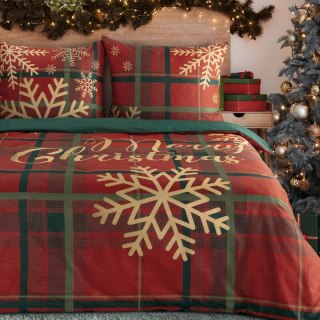 ŚWIĄTECZNY KOMPLET POŚCIELI ESTRELLA 220 X 200 CM CZERWONY