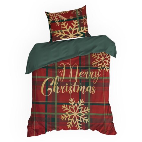 ŚWIĄTECZNY KOMPLET POŚCIELI ESTRELLA 220 X 200 CM CZERWONY