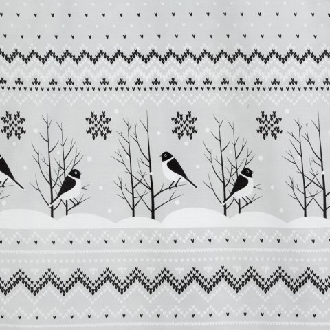 ŚWIĄTECZNY KOMPLET POŚCIELI TASHA 140 X 200 CM BIAŁY