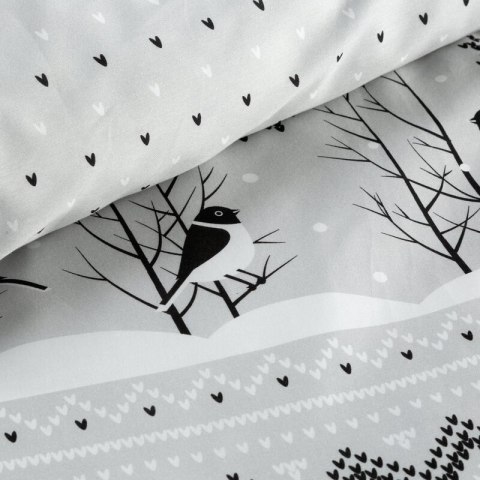 ŚWIĄTECZNY KOMPLET POŚCIELI TASHA 140 X 200 CM BIAŁY