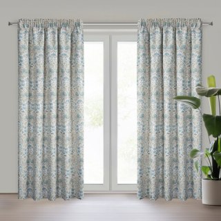 ZASŁONA GOTOWA ASHLEY NA TAŚMIE 135 X 270 CM BIAŁY