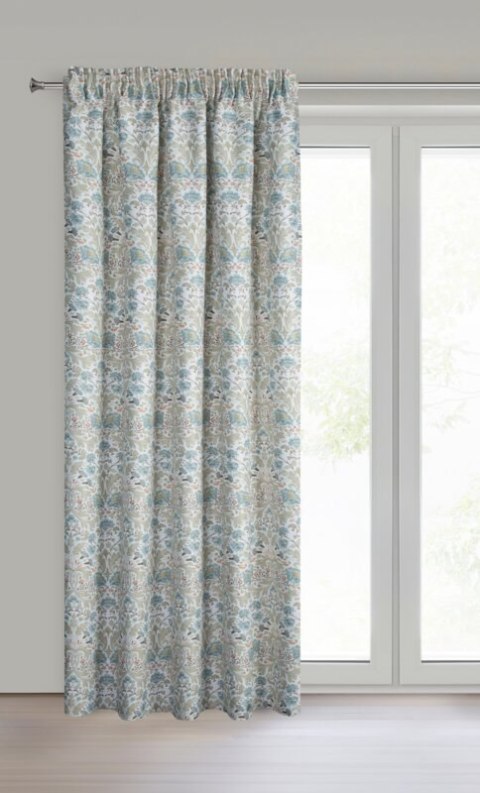 ZASŁONA GOTOWA ASHLEY NA TAŚMIE 135 X 270 CM BIAŁY