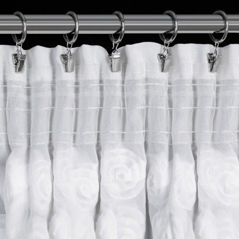 FIRANA GOTOWA DIANA 3 NA TAŚMIE 140 X 270 CM BIAŁY