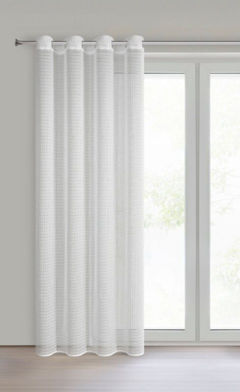 FIRANA GOTOWA ELIRA 140 X 250 CM BIAŁY