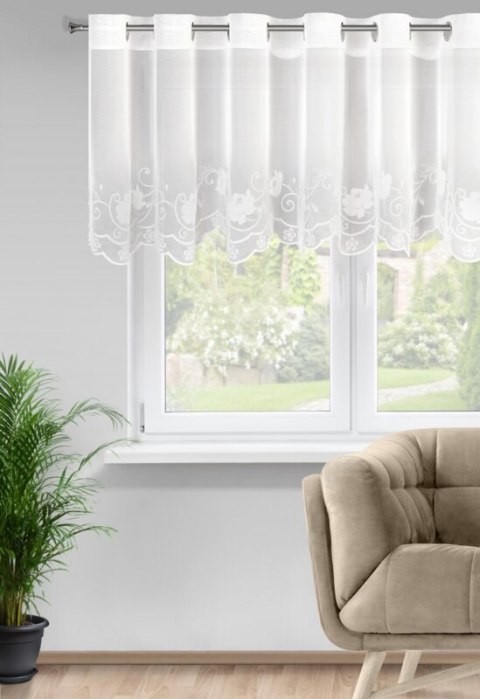 FIRANA GOTOWA LETI 350 X 70 CM BIAŁY