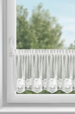 FIRANA GOTOWA LETI NA TAŚMIE 150 X 40 CM BIAŁY