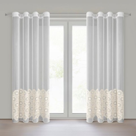 FIRANA GOTOWA LIZA 140 X 250 CM BEŻOWY