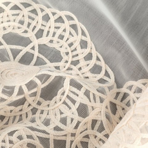 FIRANA GOTOWA LIZA 140 X 250 CM BEŻOWY