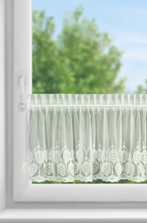 FIRANA GOTOWA NIRA NA TAŚMIE 150 X 40 CM KREMOWY