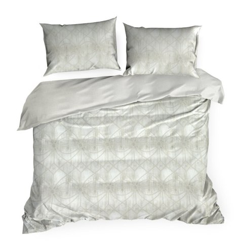 KOMPLET POŚCIELI BAWEŁNIANEJ ADELL 140 X 200 CM BEŻOWY