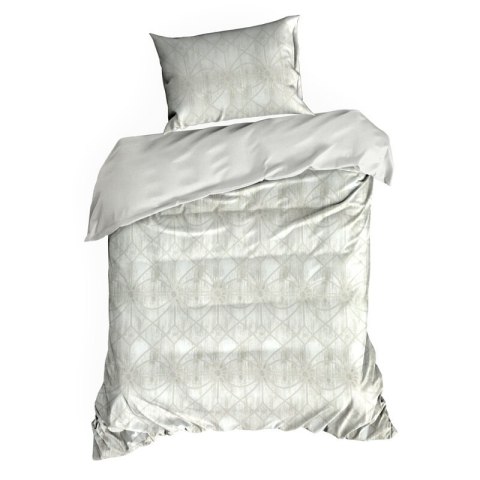 KOMPLET POŚCIELI BAWEŁNIANEJ ADELL 140 X 200 CM BEŻOWY