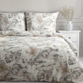 KOMPLET POŚCIELI BAWEŁNIANEJ LAYLA 140 X 200 CM BIAŁY