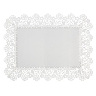 OBRUS CINDY 30 X 40 CM BIAŁY