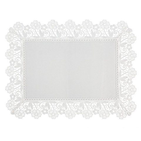 OBRUS CINDY 30 X 40 CM BIAŁY