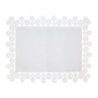 OBRUS LAURA 30 X 40 CM BIAŁY