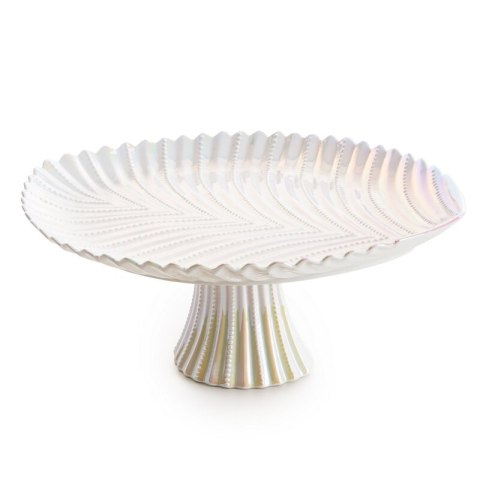 PATERA DEKORACYJNA NELA (01) 39 X 31 X 17 CM PERŁOWY