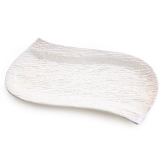 PATERA DEKORACYJNA NINA (03) 26 X 18 X 2 CM PERŁOWY