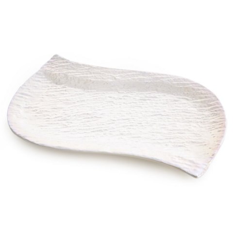 PATERA DEKORACYJNA NINA (03) 26 X 18 X 2 CM PERŁOWY