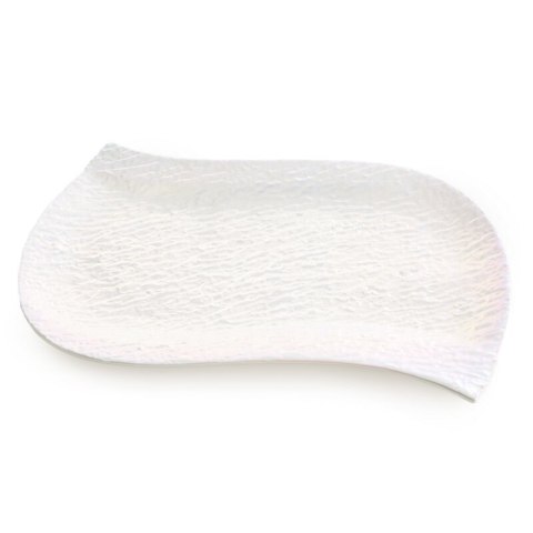 PATERA DEKORACYJNA NINA (04) 31 X 21 X 2 CM PERŁOWY