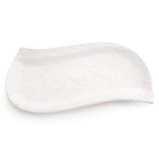 PATERA DEKORACYJNA NINA (05) 36 X 25 X 3 CM PERŁOWY