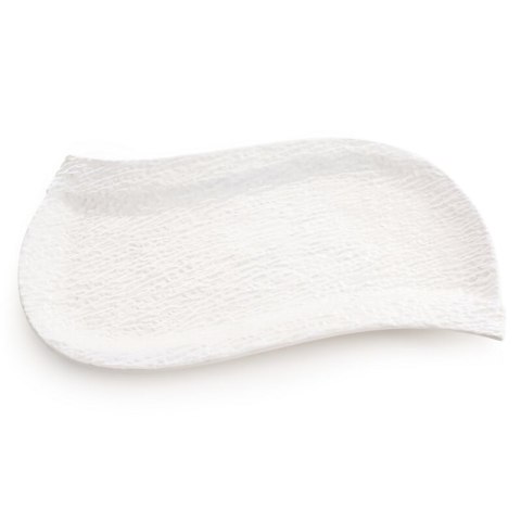 PATERA DEKORACYJNA NINA (05) 36 X 25 X 3 CM PERŁOWY