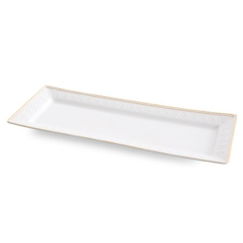 PATERA DEKORACYJNA OLIVIA (01) 39 X 15 X 3 CM BIAŁY