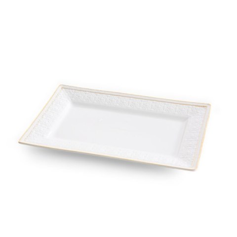 PATERA DEKORACYJNA OLIVIA (02) 26 X 16 X 2 CM BIAŁY