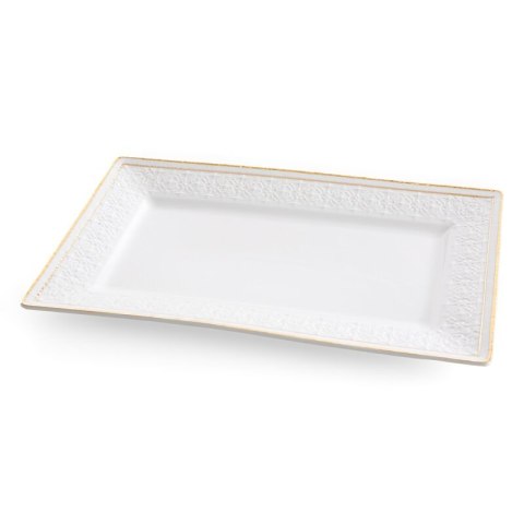 PATERA DEKORACYJNA OLIVIA (03) 31 X 19 X 2 CM BIAŁY