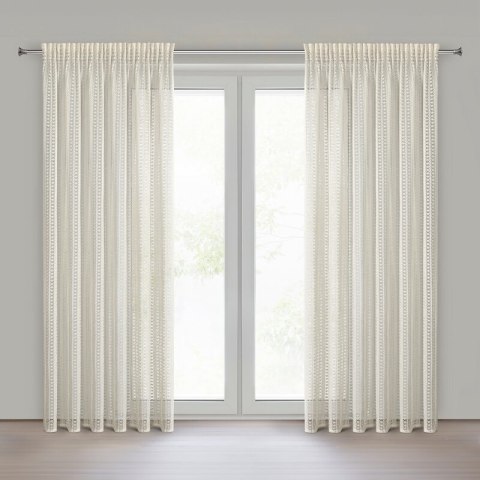 ZASŁONA GOTOWA BONITA NA TAŚMIE 140 X 250 CM NATURALNY