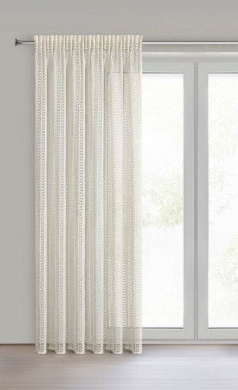 ZASŁONA GOTOWA BONITA NA TAŚMIE 140 X 250 CM NATURALNY