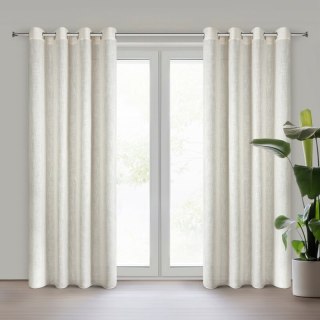 ZASŁONA GOTOWA ELINA 140 X 250 CM NATURALNY