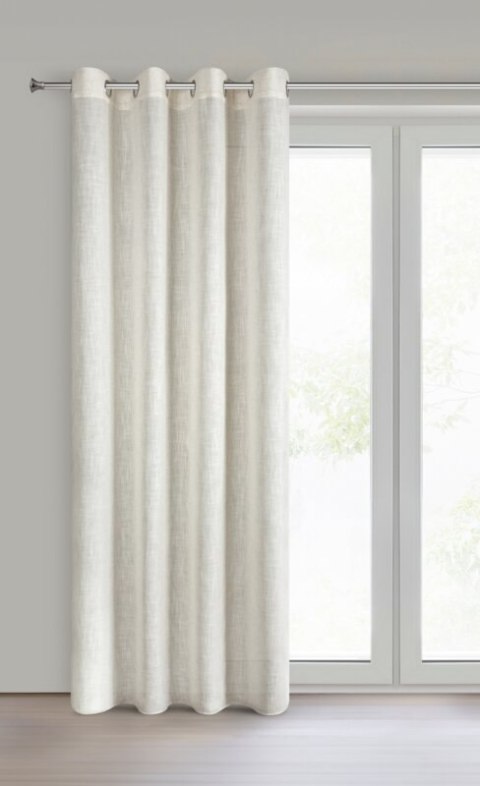 ZASŁONA GOTOWA ELINA 140 X 250 CM NATURALNY