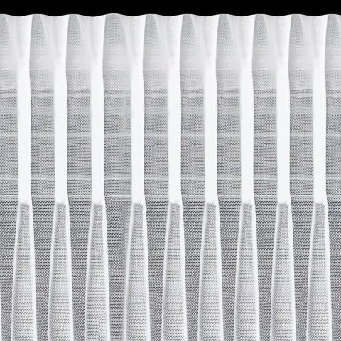 ZASŁONA GOTOWA ROSES 2 NA TAŚMIE 140 X 270 CM BIAŁY