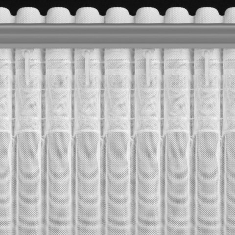 ZASŁONA GOTOWA ROSES 2 NA TAŚMIE 140 X 270 CM BIAŁY