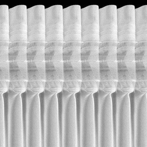 ZASŁONA GOTOWA ROSES 2 NA TAŚMIE 140 X 270 CM BIAŁY