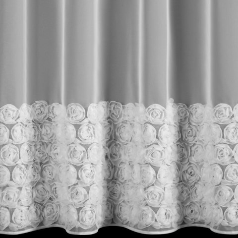ZASŁONA GOTOWA ROSES 3 350 X 250 CM BIAŁY