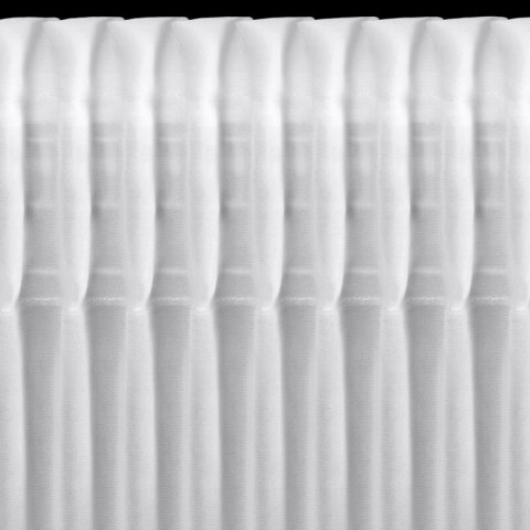 ZASŁONA GOTOWA ROSES 7 NA TAŚMIE 140 X 270 CM BIAŁY