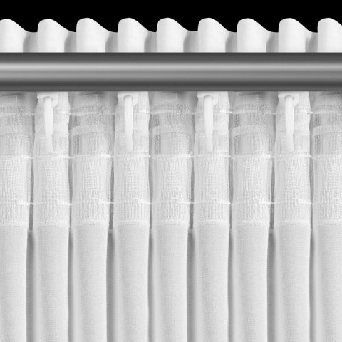 ZASŁONA GOTOWA ROSES 7 NA TAŚMIE 140 X 270 CM BIAŁY