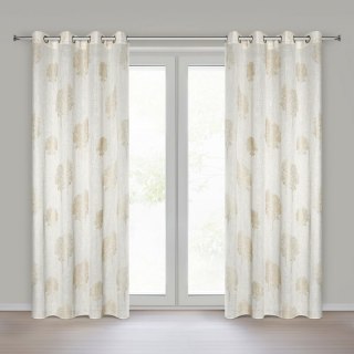 ZASŁONA GOTOWA SALINA 140 X 250 CM NATURALNY