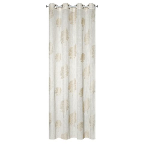 ZASŁONA GOTOWA SALINA 140 X 250 CM NATURALNY