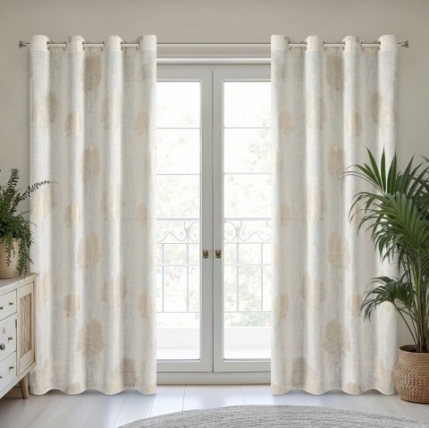 ZASŁONA GOTOWA SALINA 140 X 250 CM NATURALNY