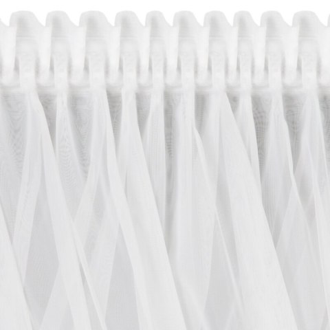 FIRANA GOTOWA CAROLINE NA TAŚMIE 400 X 250 CM BIAŁY