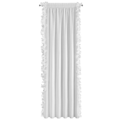 FIRANA GOTOWA GABRIELA NA TAŚMIE 140 X 270 CM BIAŁY